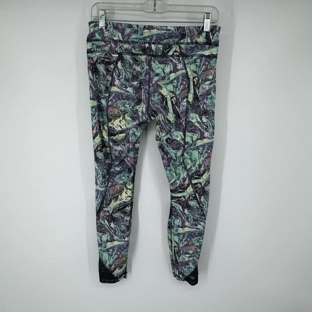 Lululemon Inspire Tight II‎ 8 7/8 Leggings Full-On Luxtreme Mesh Zip Pockets Run